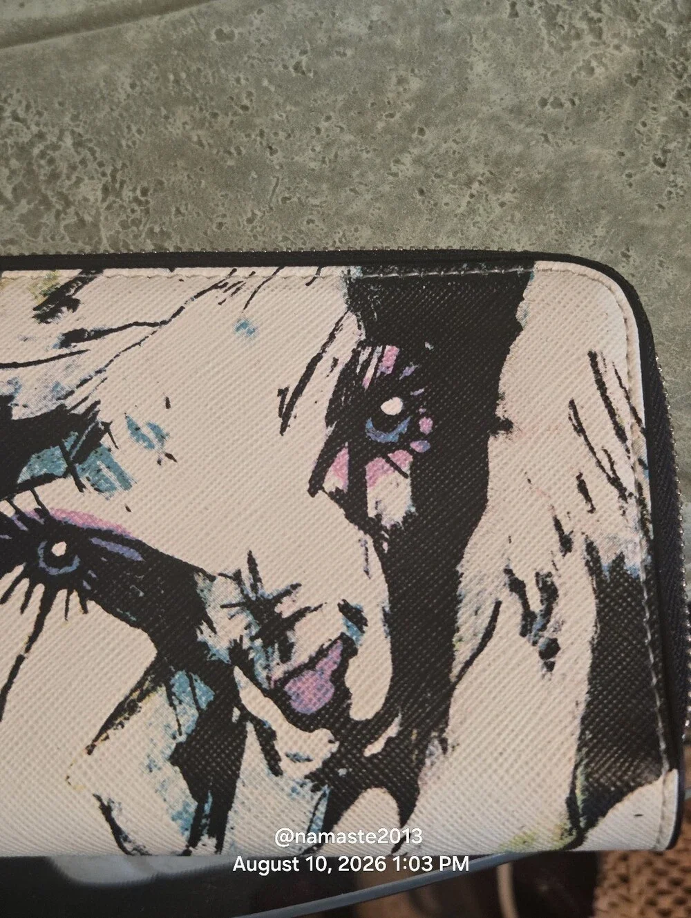 L.A.M.B. Gwen Stefani L.A.M.B for Life Signature Wallet Leather/PVC  #804